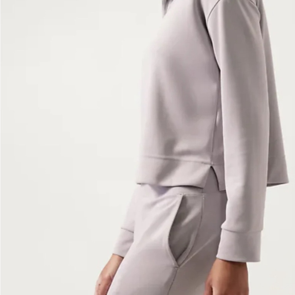Athleta Seasoft Quarter 1/4 Zip Women’s Size 2X tensil purple $89 NWT Cooling - Picture 2 of 12